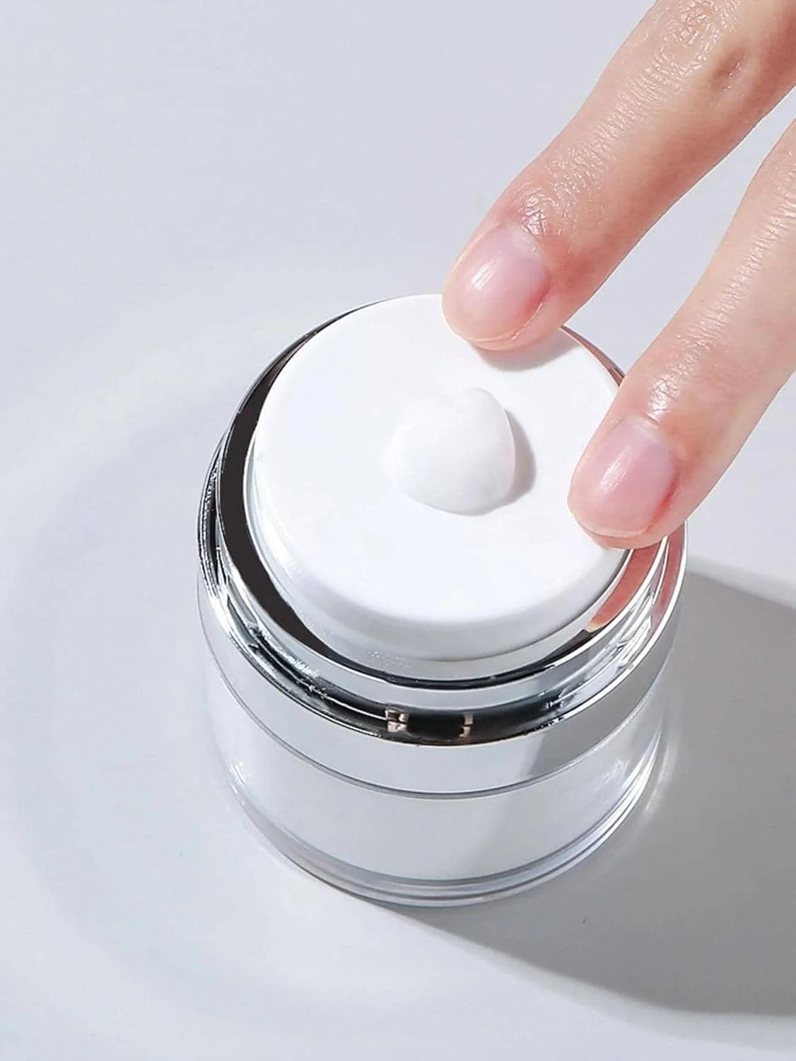 Acrylic Airless Lotion Dispenser – Refillable 50ML Bottle