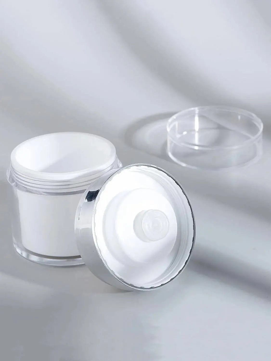 Acrylic Airless Lotion Dispenser – Refillable 50ML Bottle