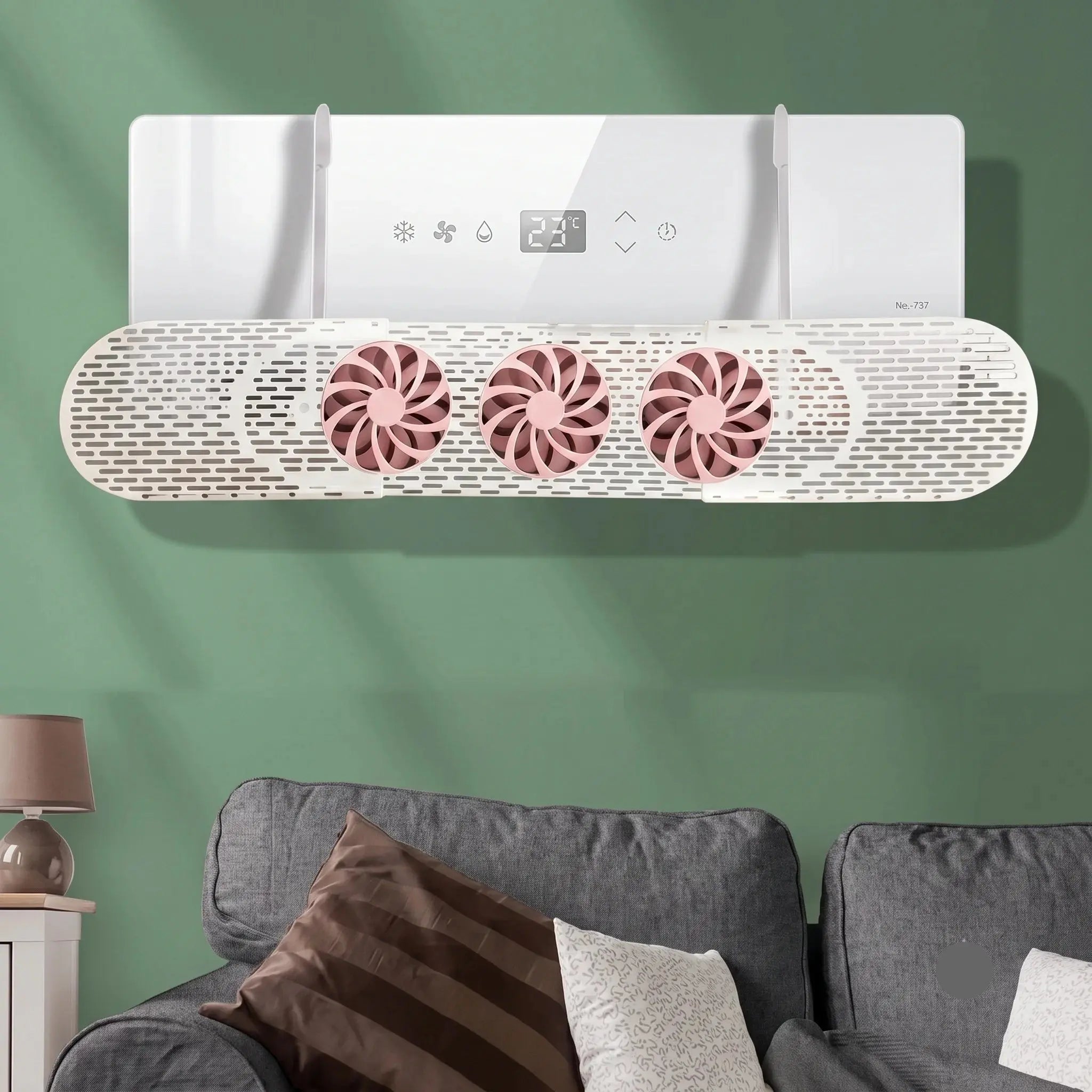 Adjustable AC Air Deflector | Soft Airflow Wind Diverter Cover Scrollcart Qatar 