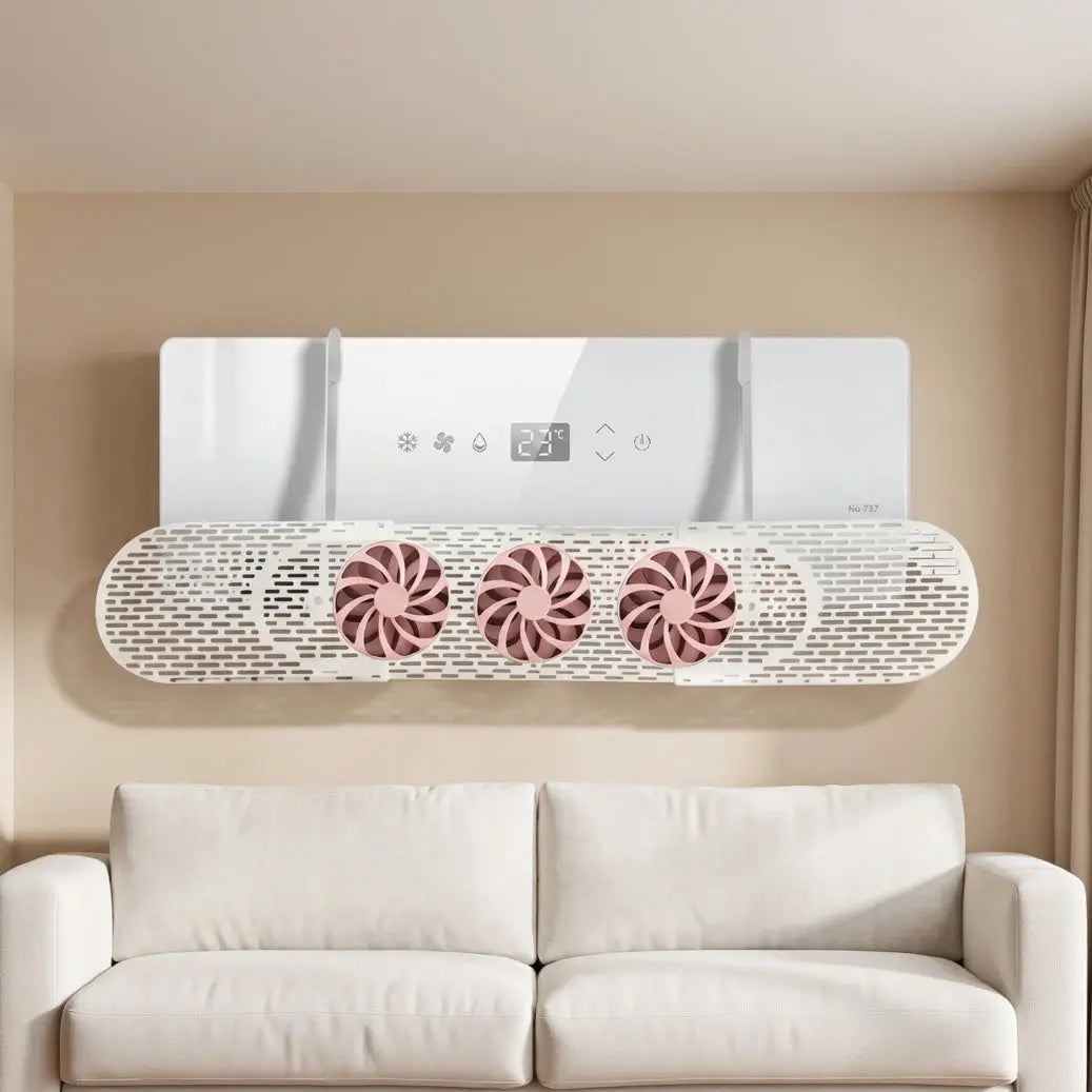 Adjustable AC Air Deflector | Soft Airflow Wind Diverter Cover Scrollcart Qatar 