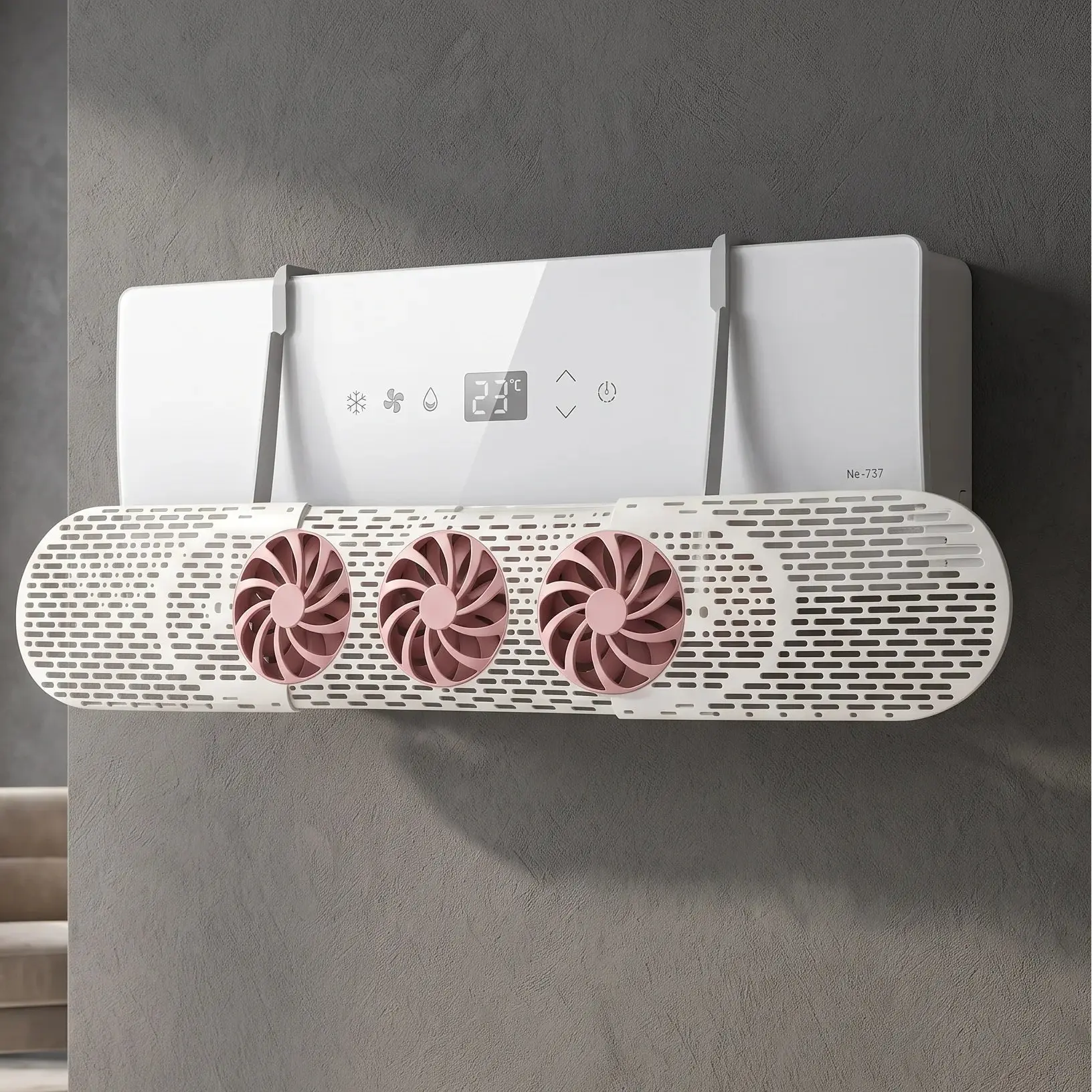 Adjustable AC Air Deflector | Soft Airflow Wind Diverter Cover Scrollcart Qatar 