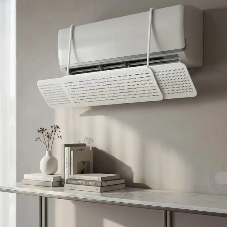 Adjustable AC Wind Shield Deflector – Extendable Telescopic Air Conditioner Air Diverter Scrollcart Qatar 
