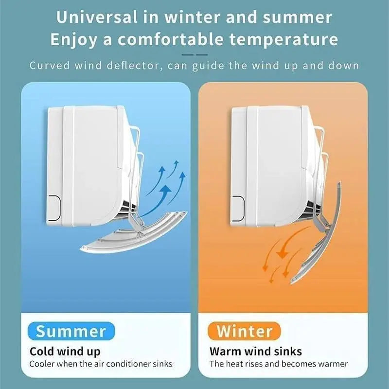 Adjustable AC Wind Shield Deflector – Extendable Telescopic Air Conditioner Air Diverter Scrollcart Qatar 