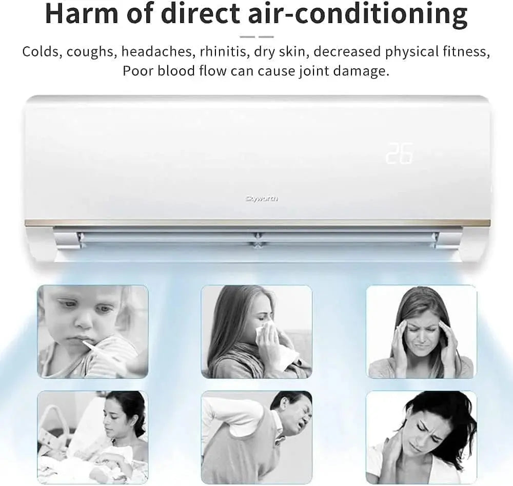 Adjustable AC Wind Shield Deflector – Extendable Telescopic Air Conditioner Air Diverter Scrollcart Qatar 