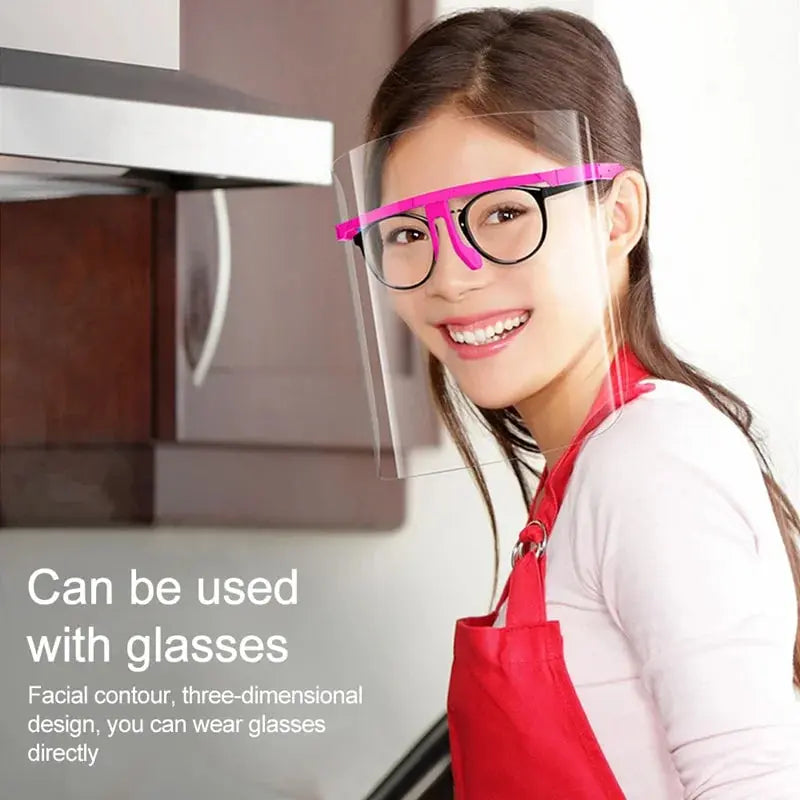 Anti Oil Splash Face Shield Kitchen Protector Doha Qatar