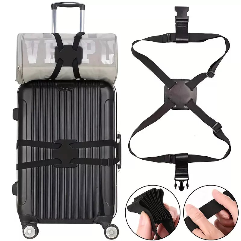 Adjustable Luggage Strap - with suitcase 