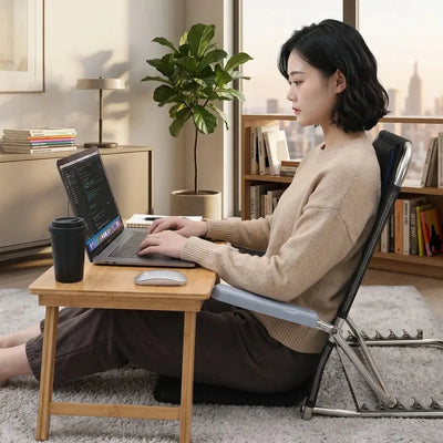 Adjustable Portable Bed Backrest Chair Foldable Lounge