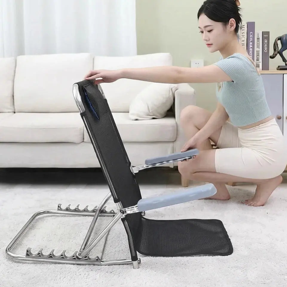 Adjustable Portable Bed Backrest Chair Foldable Lounge 