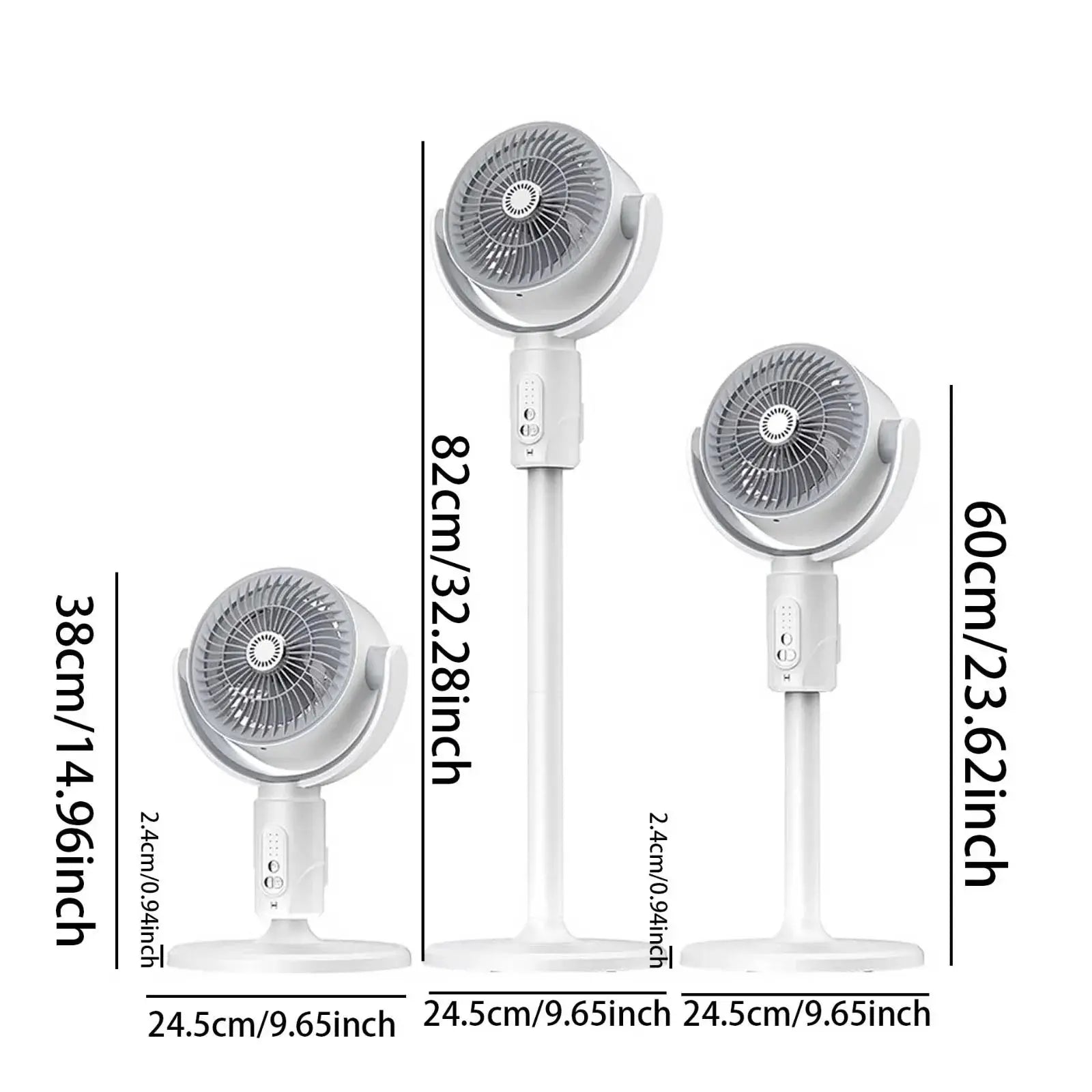 Air Circulation Fan - Portable Silent 5 Speed Cooling Fan Scrollcart Qatar 