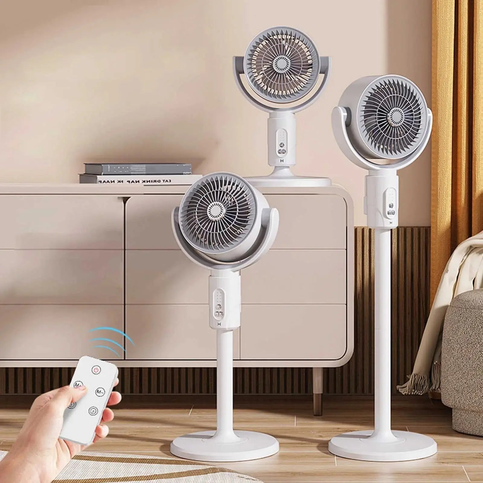 Air Circulation Fan - Portable Silent 5 Speed Cooling Fan Scrollcart Qatar 