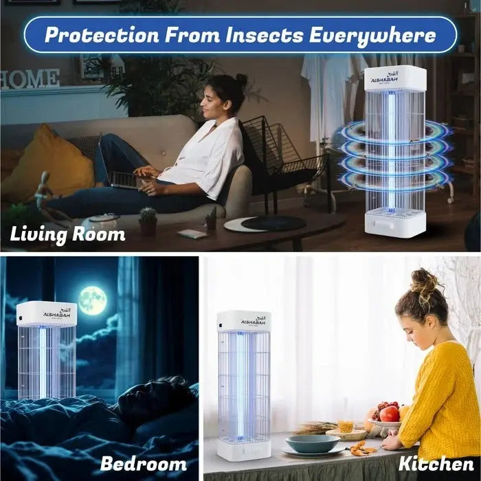 Alshabah Flying Insects Killer 3800V – 22–25W Electric Bug Zapper, Model 6600 Scrollcart Qatar 