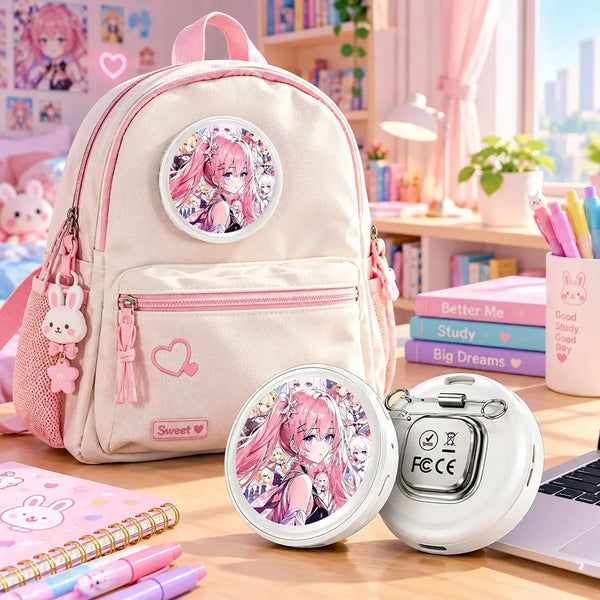 Anime Electronic Badge 1.85-Inch IPS Screen Bluetooth Qatar