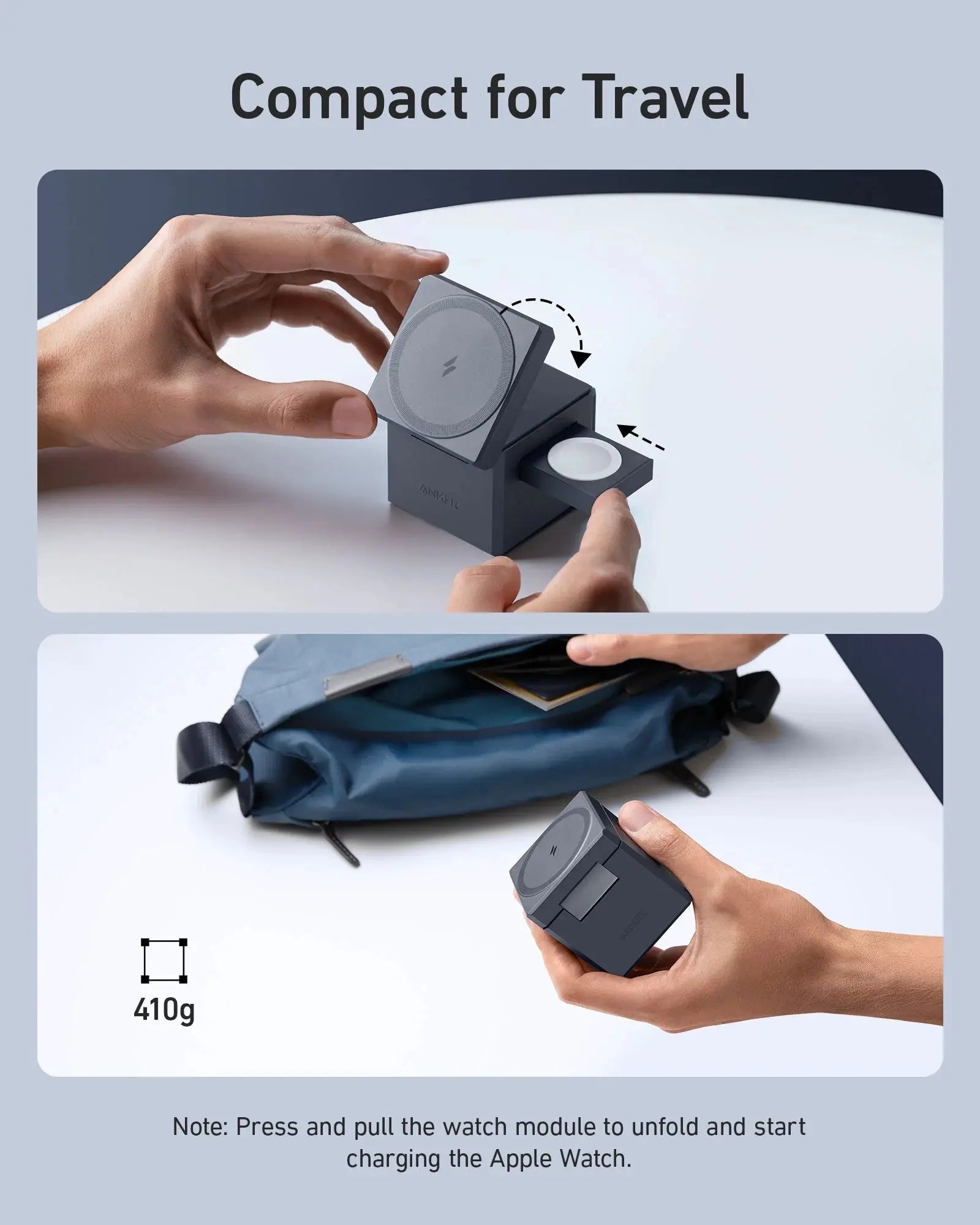 Anker 3-in-1 Cube with MagSafe Wireless Charging Station Anker 