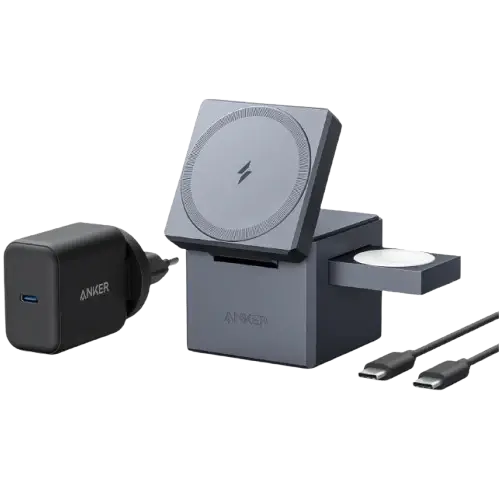 Anker 3-in-1 Cube with MagSafe Wireless Charging Station Anker 