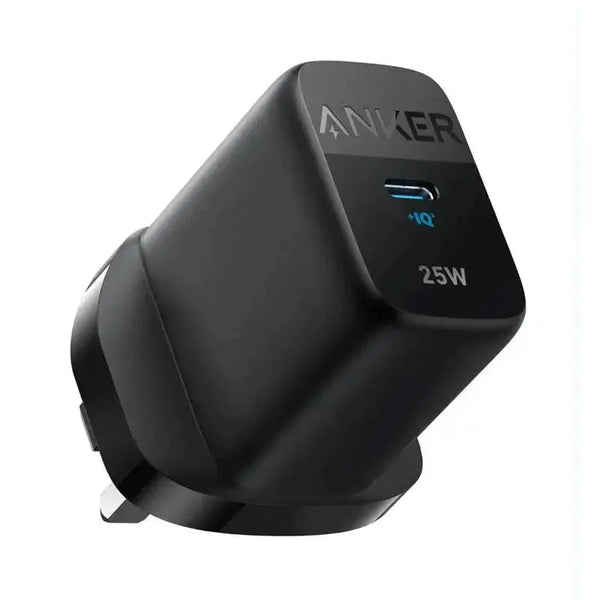 Anker 312 (25W) Ultra Compact USB-C Fast Charger – PowerIQ 3.0, Super Fast Charging 2.0, UK Plug – Black Anker 