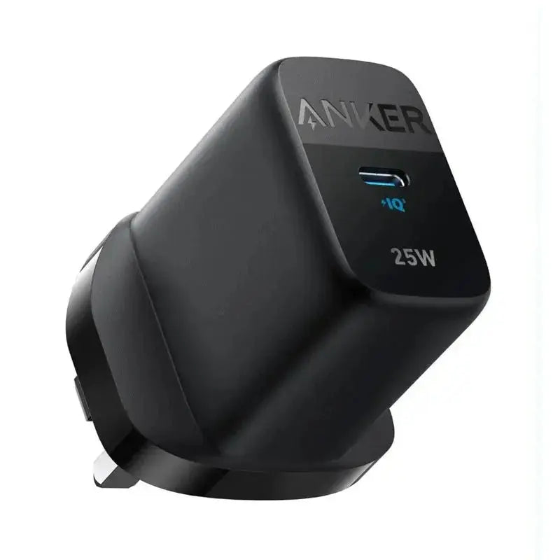 Anker 312 (25W) Ultra Compact USB-C Fast Charger – PowerIQ 3.0, Super Fast Charging 2.0, UK Plug – Black Anker 