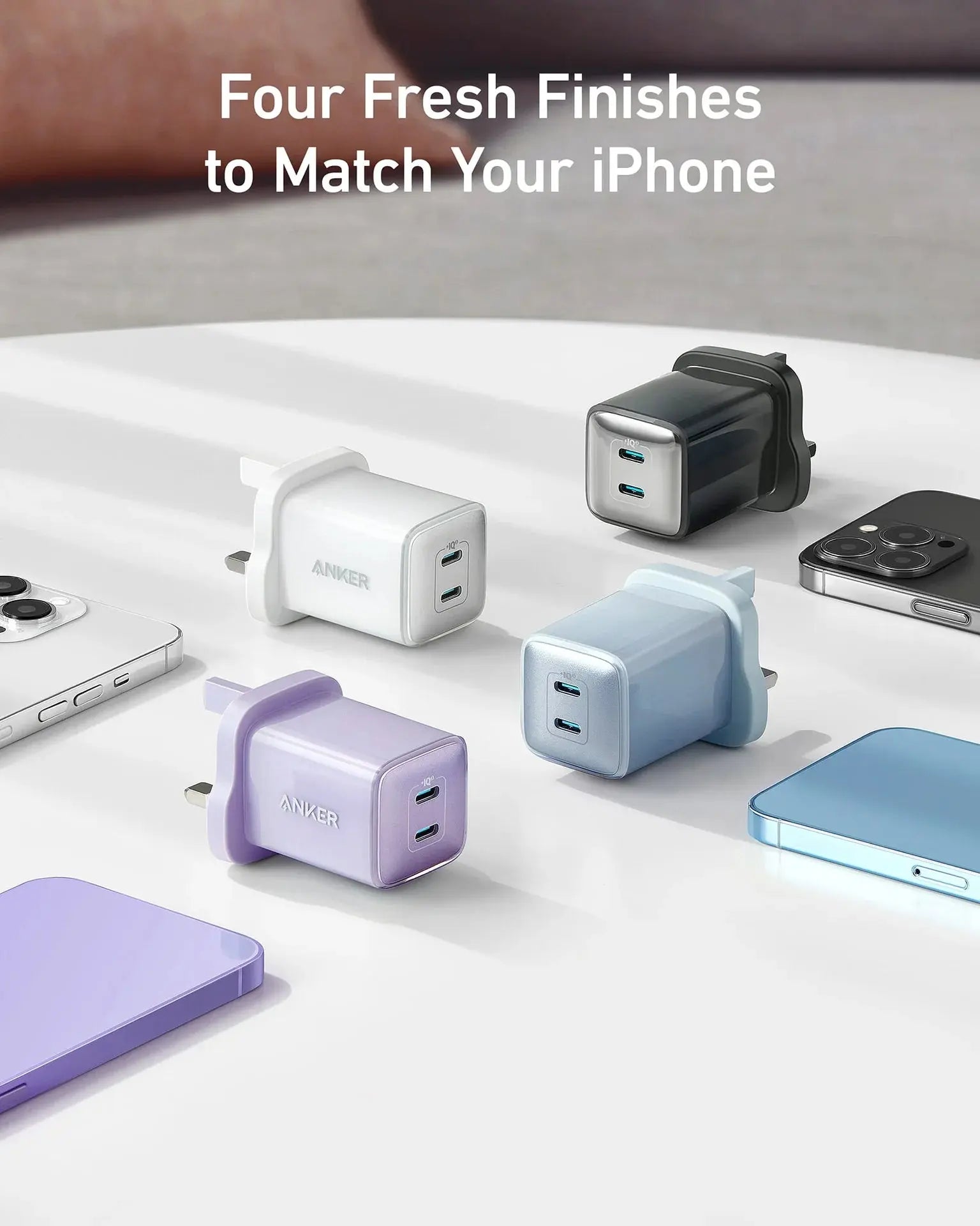 Anker 521 Charger (Nano Pro) 40W Dual USB-C Fast Charger Anker 