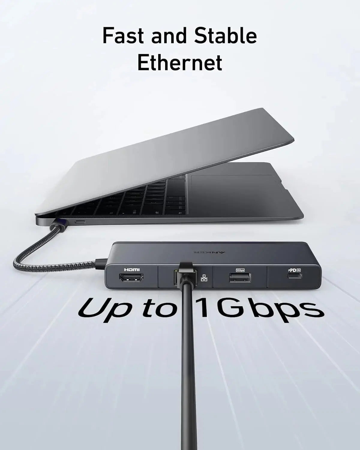 Anker 552 USB-C Hub 9-in-1 with 4K HDMI A8373H11 Black – Doha Qatar