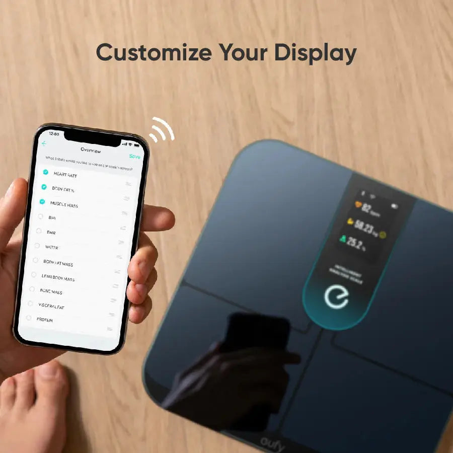 Anker Eufy Smart Scale P3 16 Health Measurements T9150K11 Black – Doha Qatar