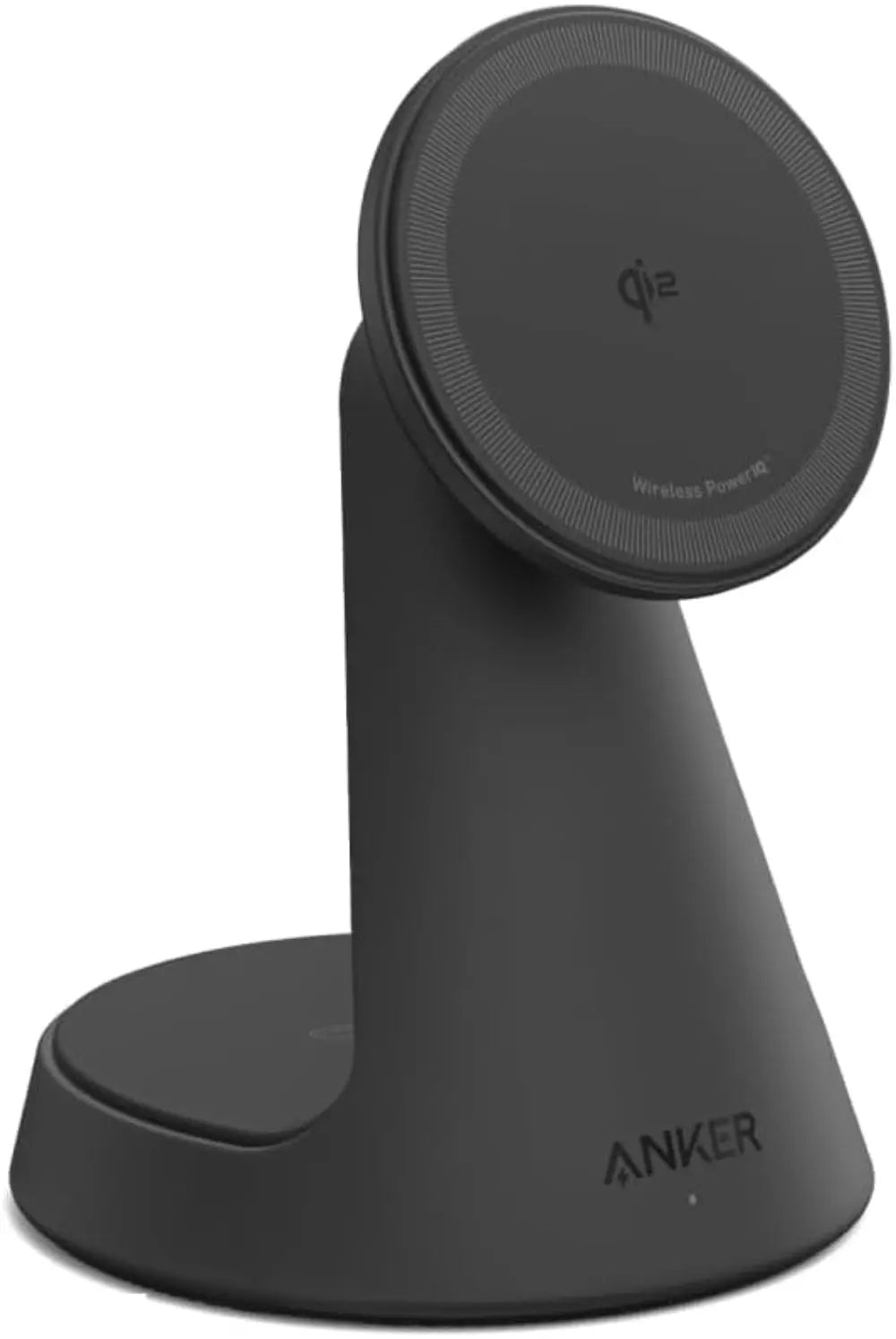Anker MagGo 2-in-1 Qi2 Wireless Charger Dock Stand 15W Black in Doha Qatar