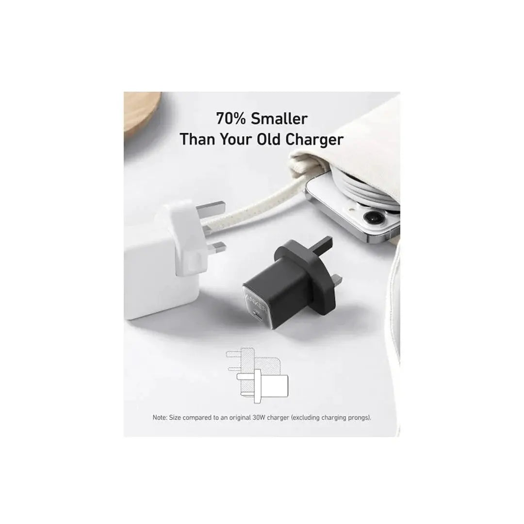 Anker Nano 3 USB-C 30W GaN Fast Charger with ActiveShield 2.0 Anker 