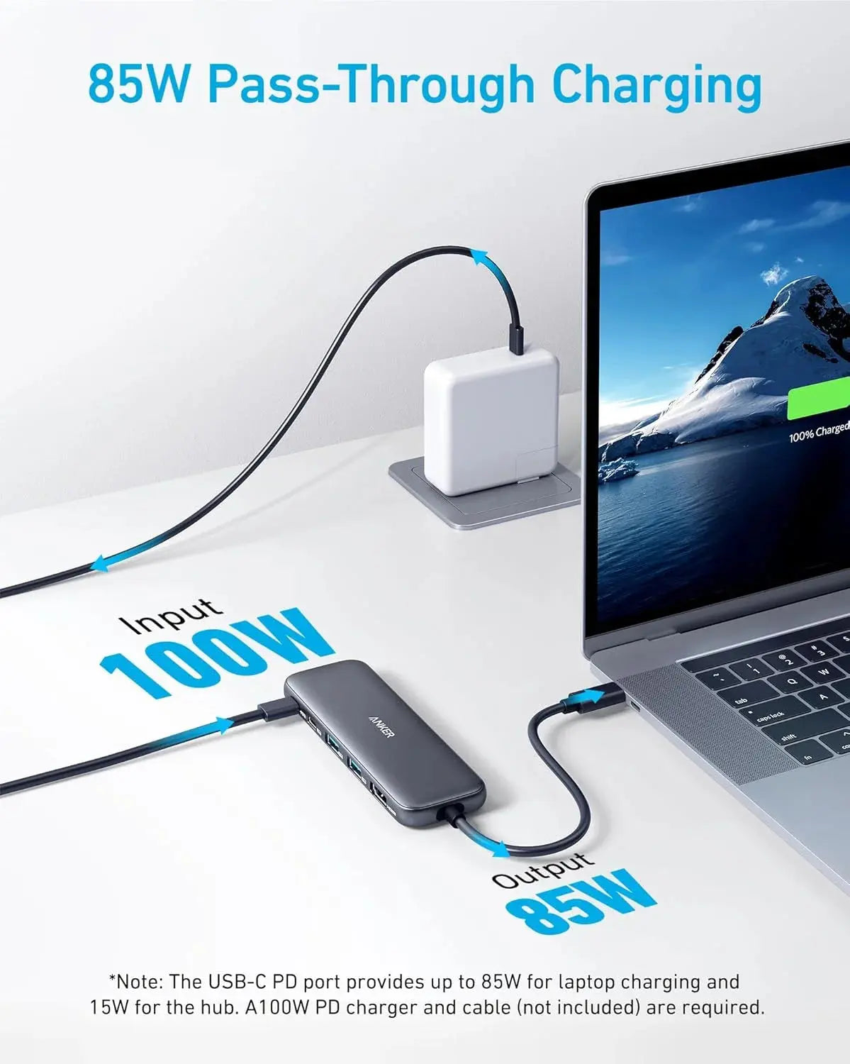 Anker PowerExpand+ 5-in-1 USB-C Hub with 4K HDMI & 100W PD Anker 