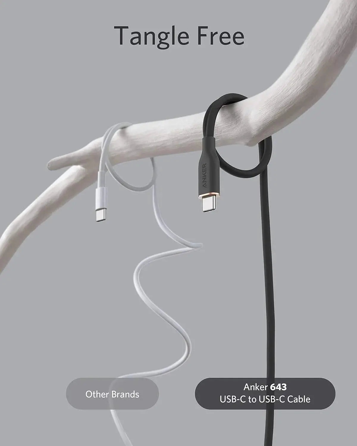 Anker PowerLine III Flow USB-C to USB-C 100W Fast Charging Cable (Silicone) Anker 