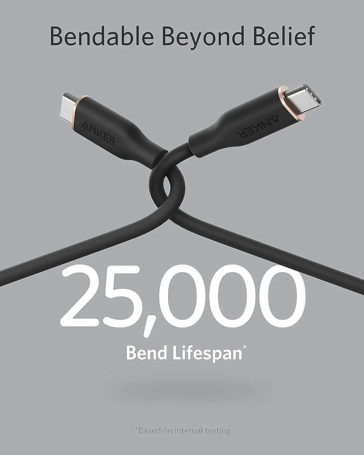 Anker PowerLine III Flow USB-C to USB-C 100W Fast Charging Cable (Silicone) Anker 