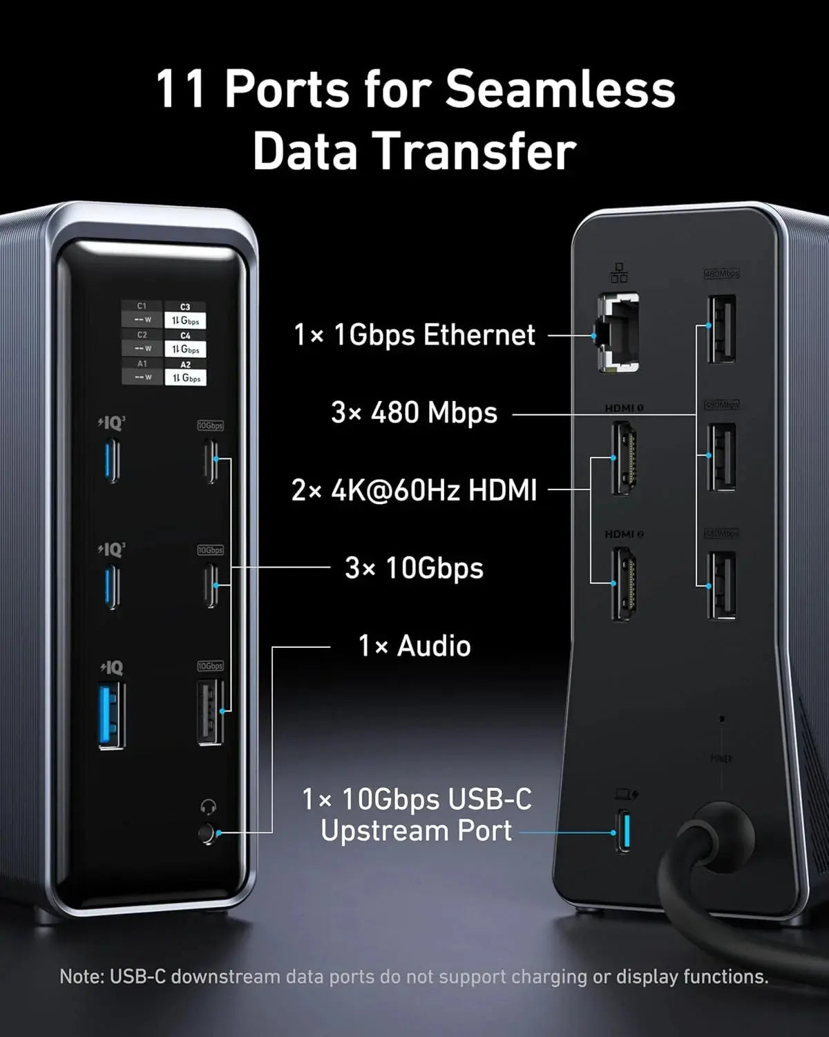 Anker Prime 14-in-1 Charging Docking Station 160W A83B62A1 Black in Doha Qatar