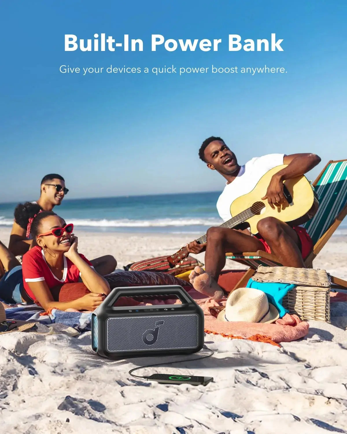 Anker Sound core Boom 2 Portable Bluetooth Speaker 80W