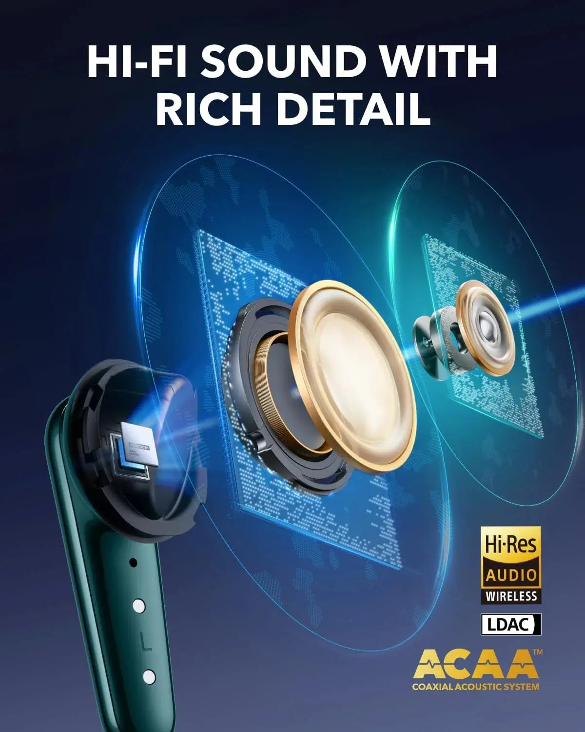 Anker Soundcore Liberty 4 NC True Wireless Earbuds Green with Adaptive ANC 2.0 in Doha Qatar