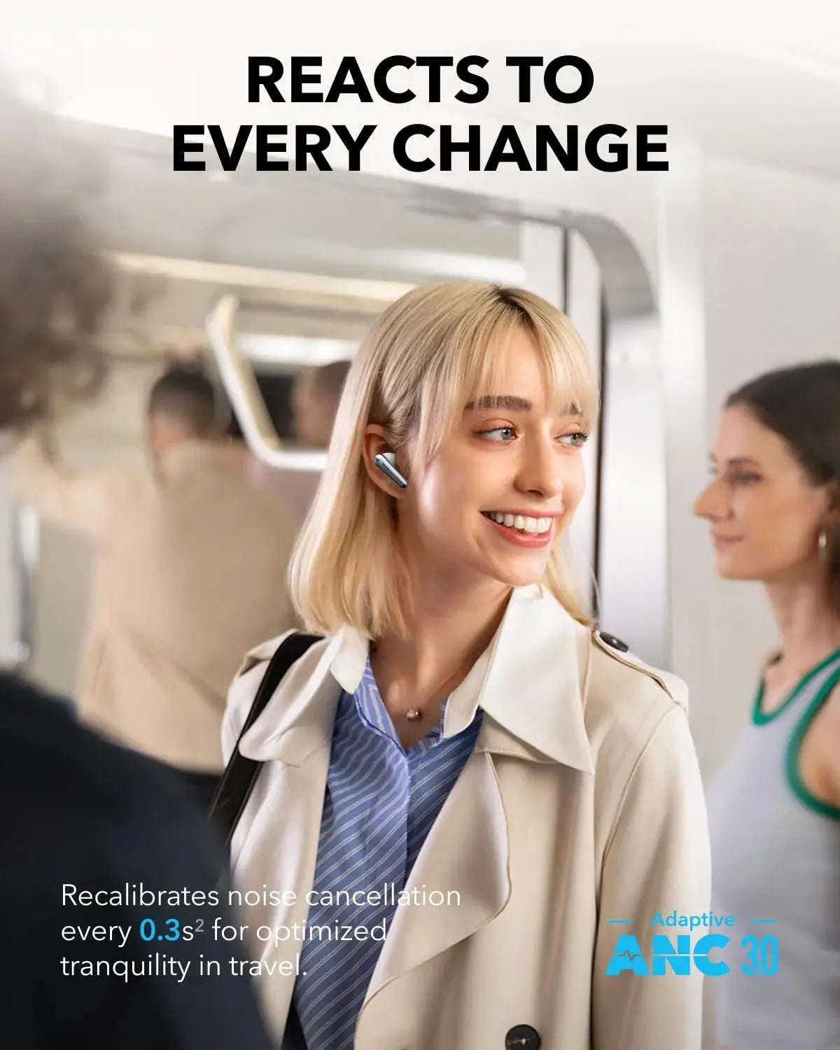 Anker Soundcore Liberty 4 Pro White True Wireless Earbuds with ANC in Doha Qatar