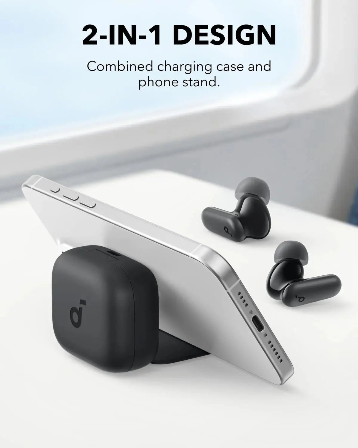 Anker Soundcore R50i NC Wireless Earbuds 42dB Noise Cancelling 45H Battery Black in Doha Qatar