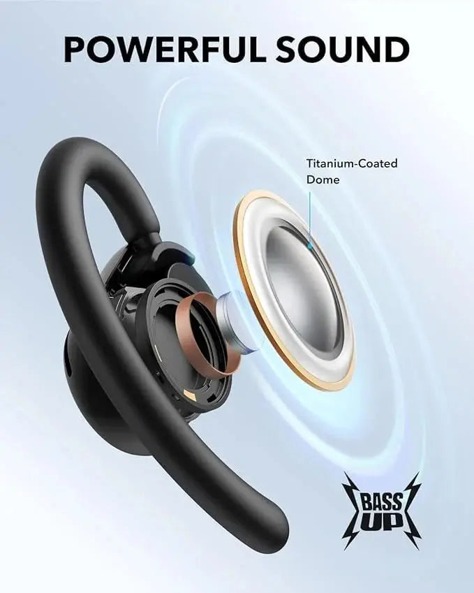 Anker Soundcore V20i Open-Ear Bluetooth Earbuds Black Doha Qatar