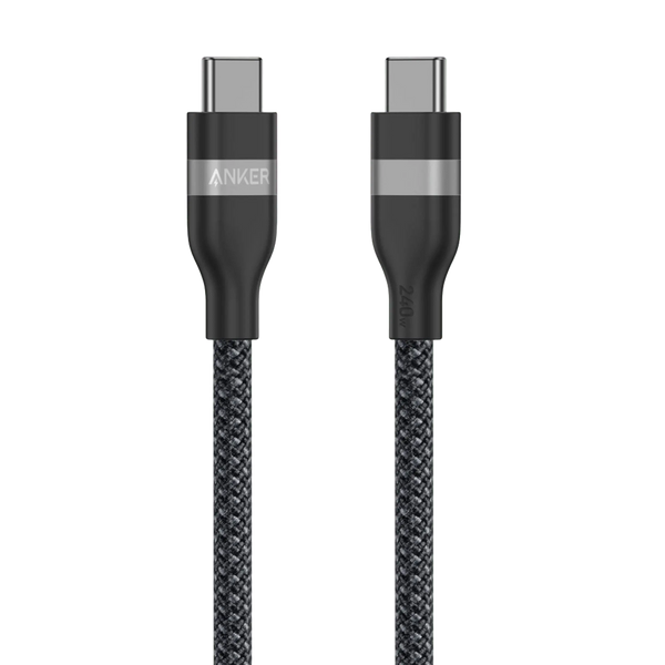 Anker USB-C to USB-C 240W Fast Charging Cable A82E2H12 6ft Black Doha Qatar