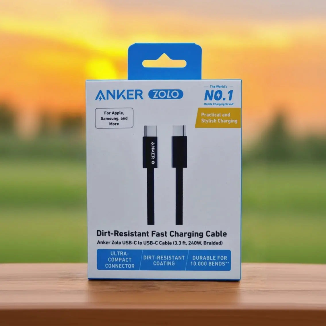 Anker Zolo 240W USB-C Cable | Scrollcart Qatar