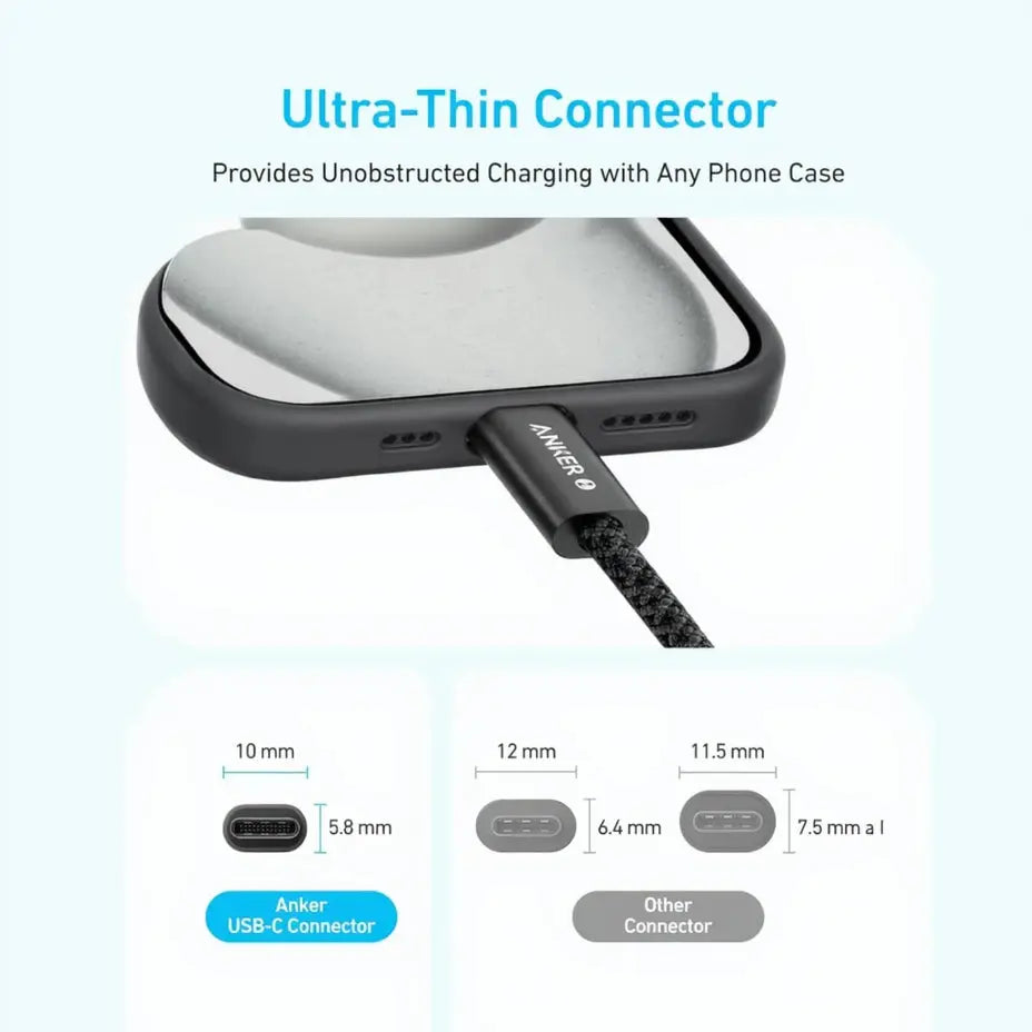 Anker Zolo 240W USB-C Cable | Scrollcart Qatar