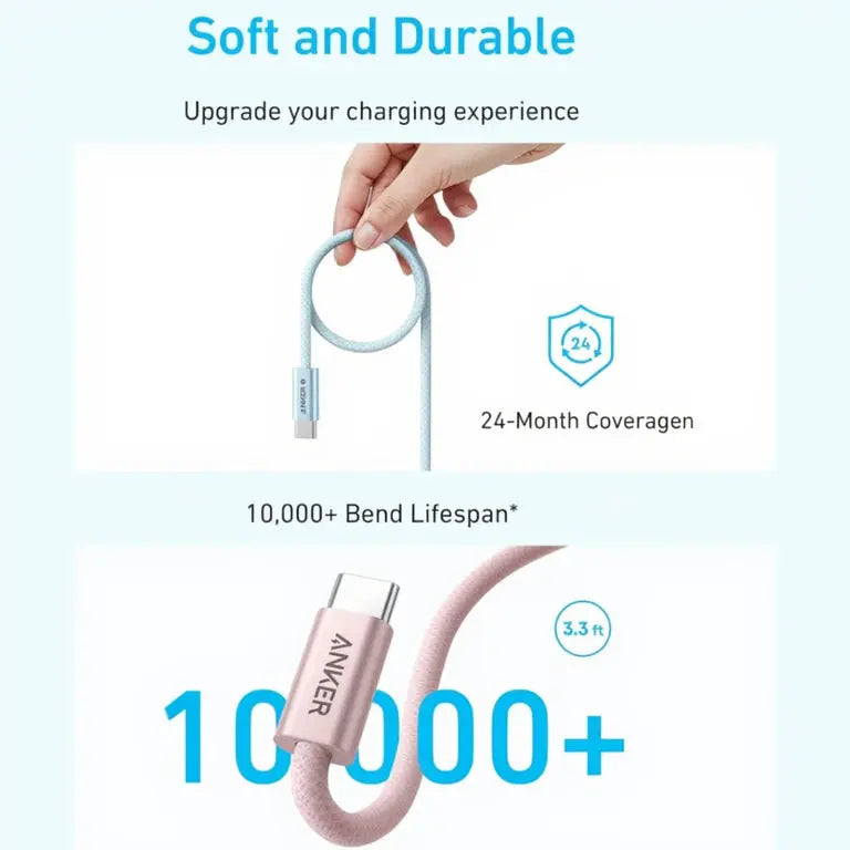 Anker Zolo 240W USB-C Cable | Scrollcart Qatar