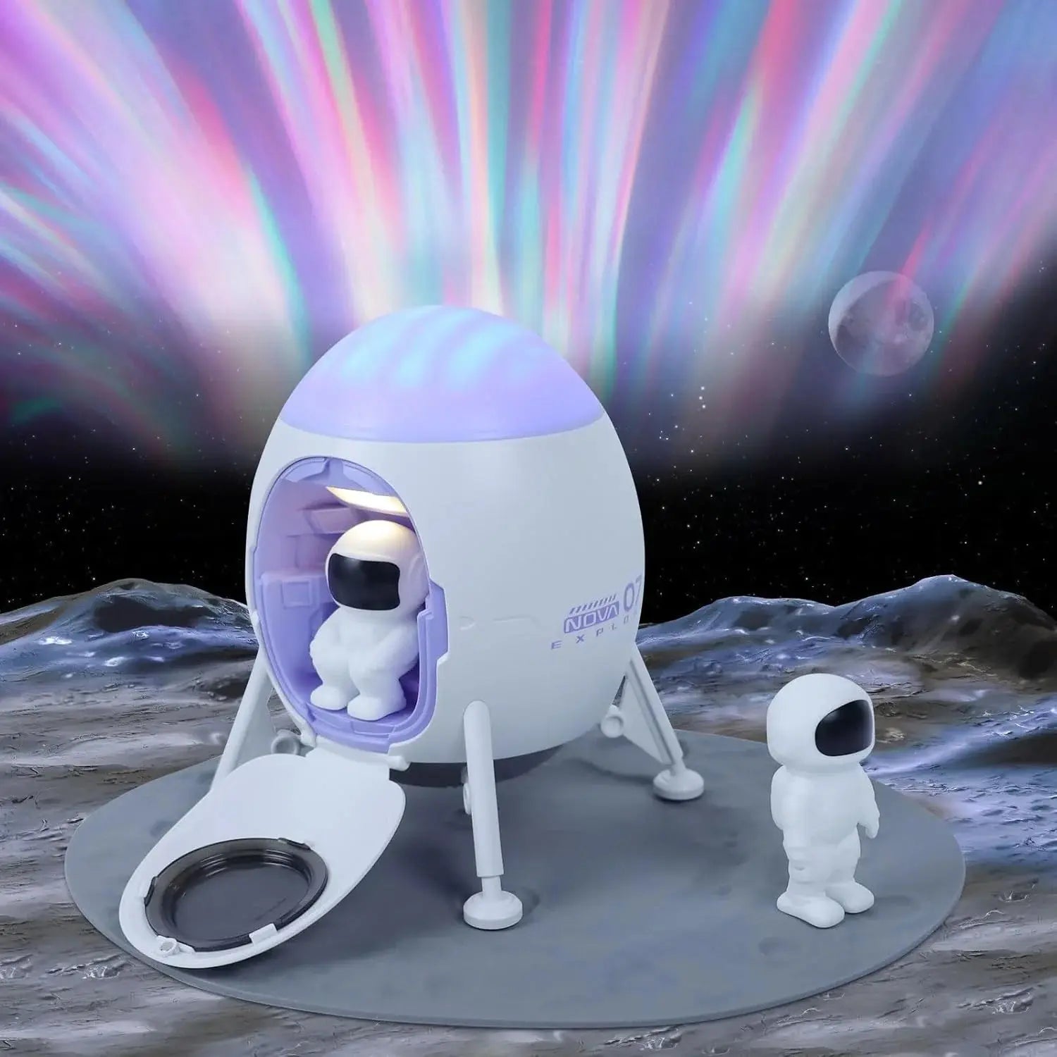 Astronaut Galaxy Star Projector Night Light with Speaker & Remote Scrollcart Qatar 