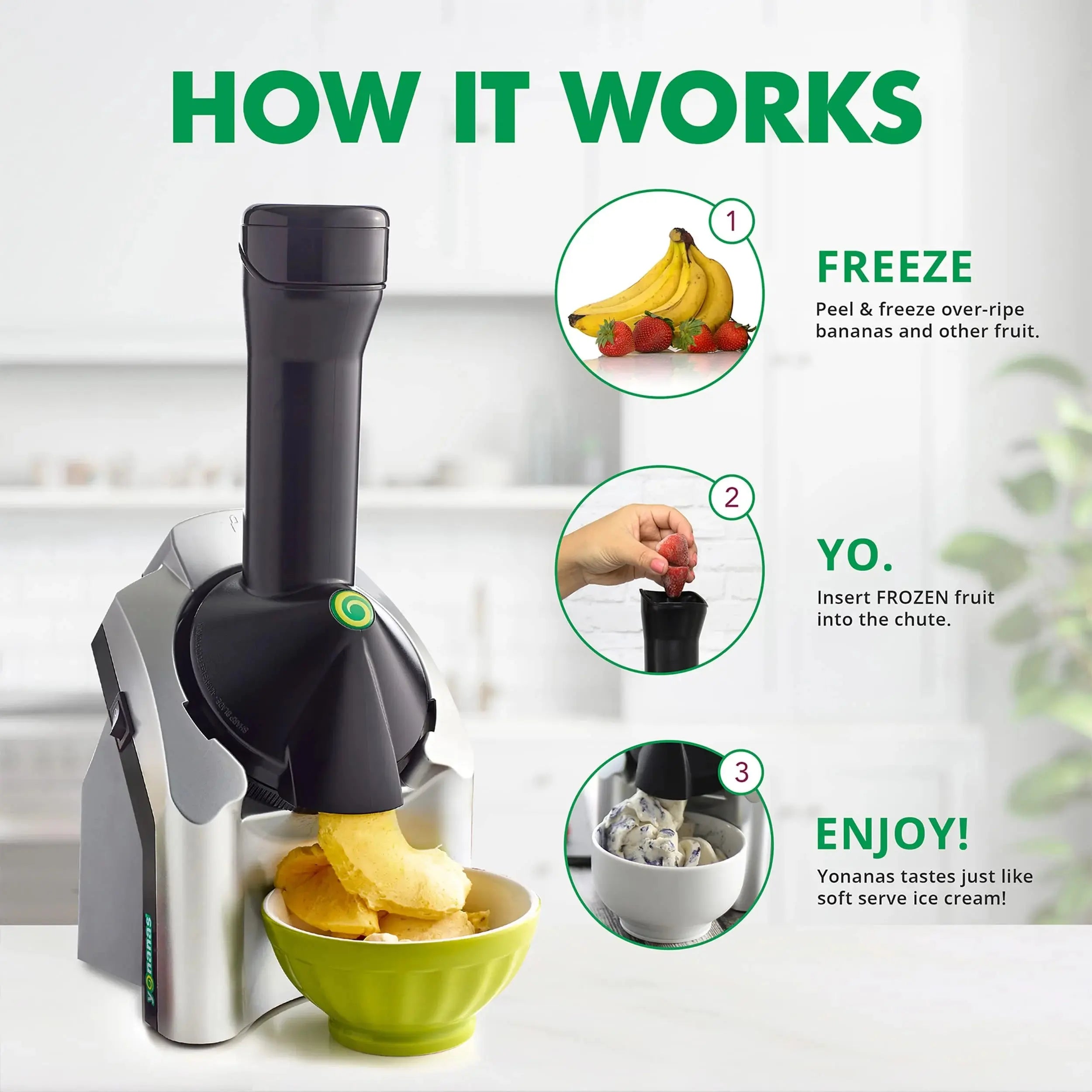 Automatic Fruit Ice Cream Maker-Healthy Dessert Machine