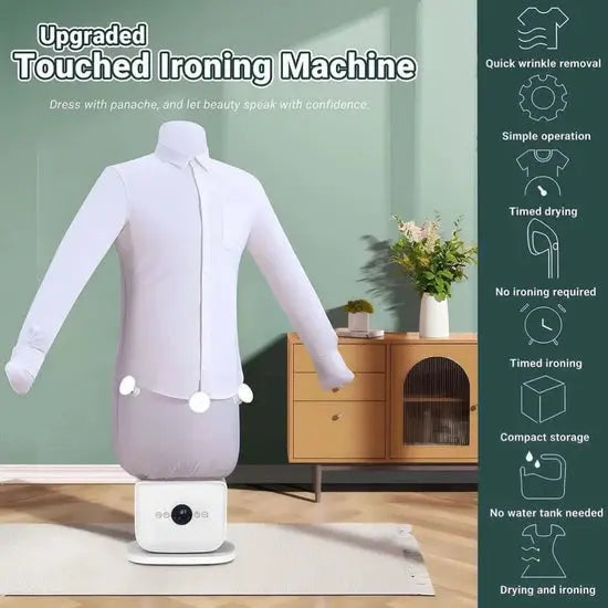 Automatic Hot Air Garment Dryer & Iron 1000W – Quick Wrinkle Remover for Shirts and Pants Scrollcart Qatar 