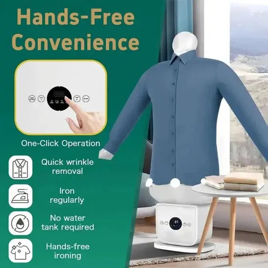 Automatic Hot Air Garment Dryer & Iron 1000W – Quick Wrinkle Remover for Shirts and Pants Scrollcart Qatar 