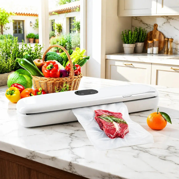 Automatic Vacuum Sealer Machine – Portable Food Vacuum Sealer 90W Scrollcart Qatar 