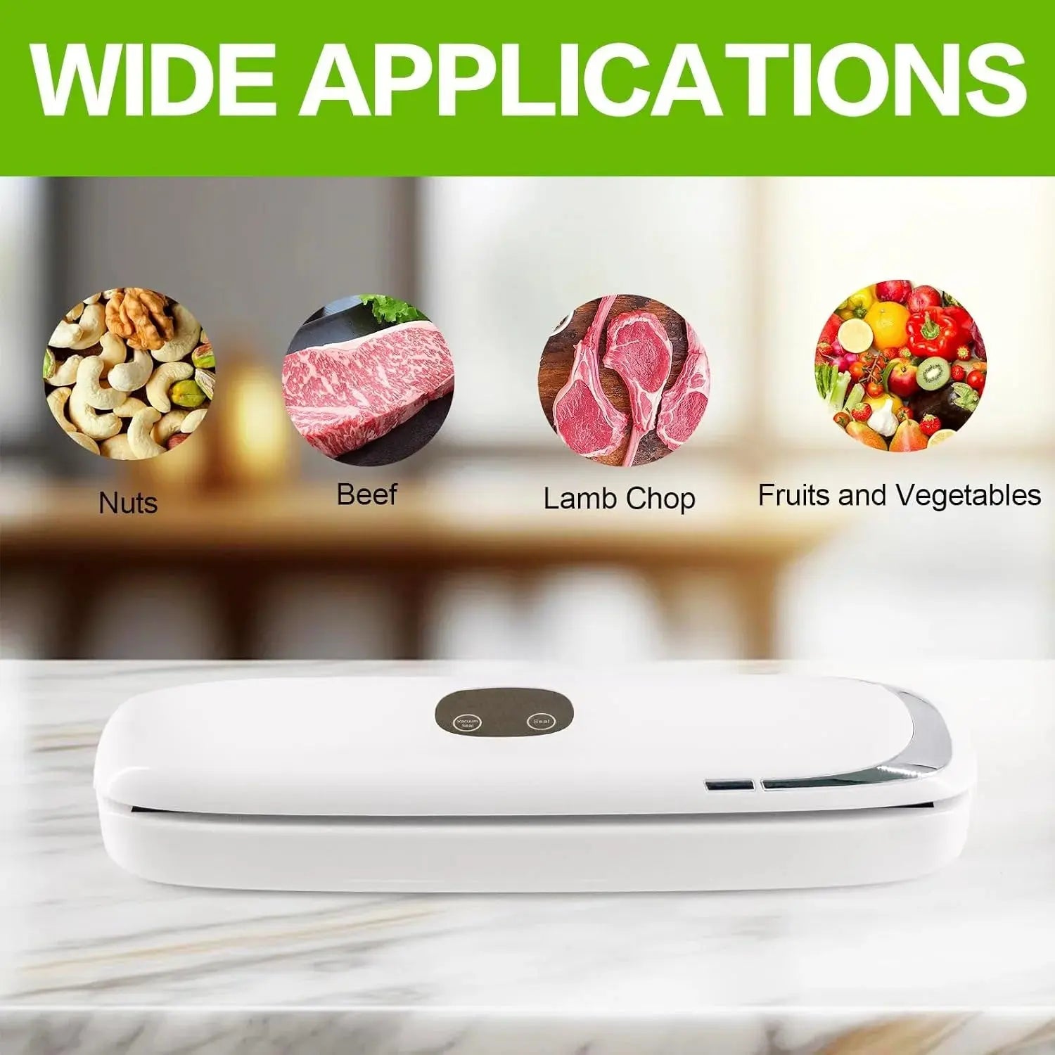 Automatic Vacuum Sealer Machine – Portable Food Vacuum Sealer 90W Scrollcart Qatar 