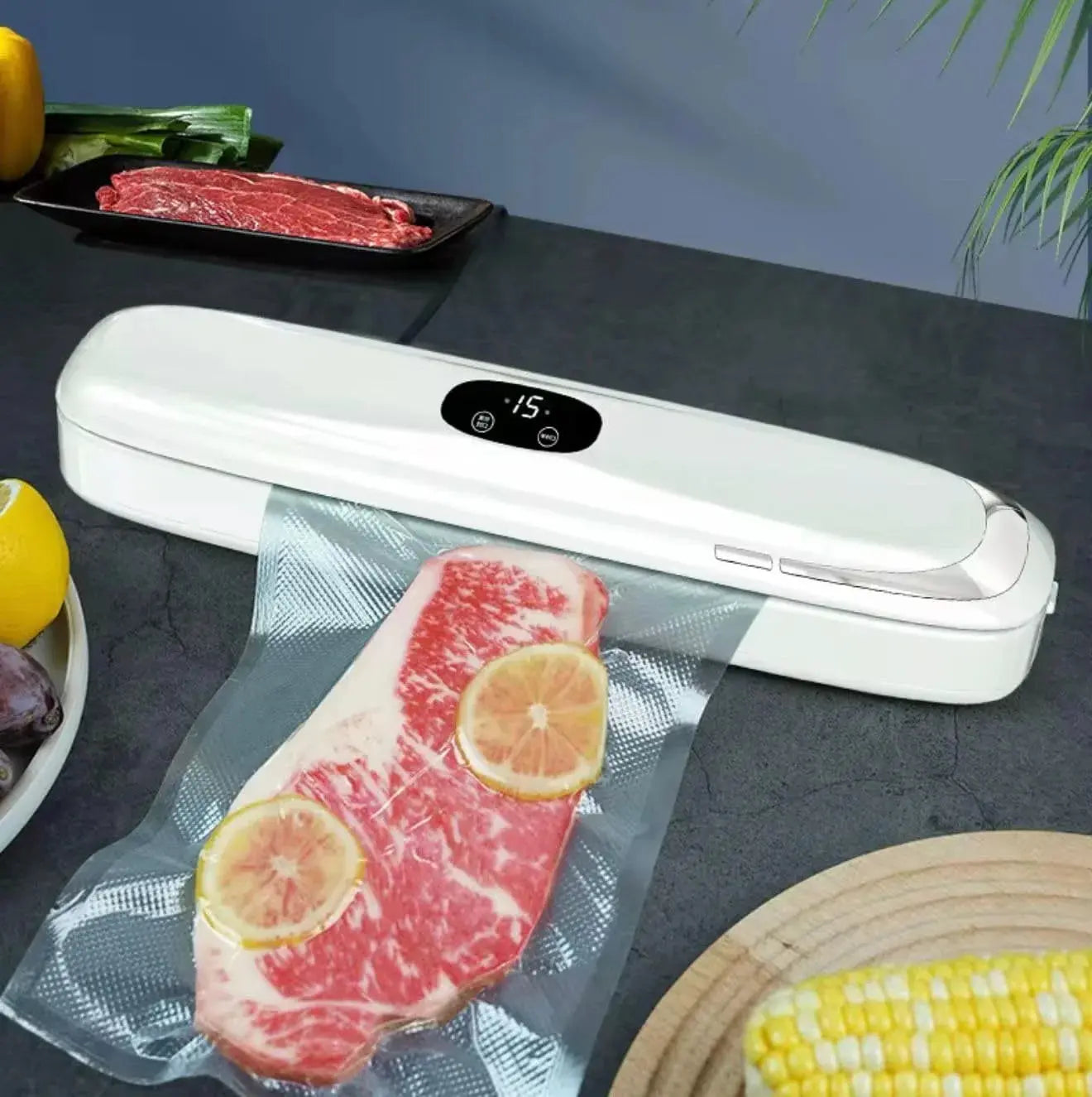 Automatic Vacuum Sealer Machine – Portable Food Vacuum Sealer 90W Scrollcart Qatar 