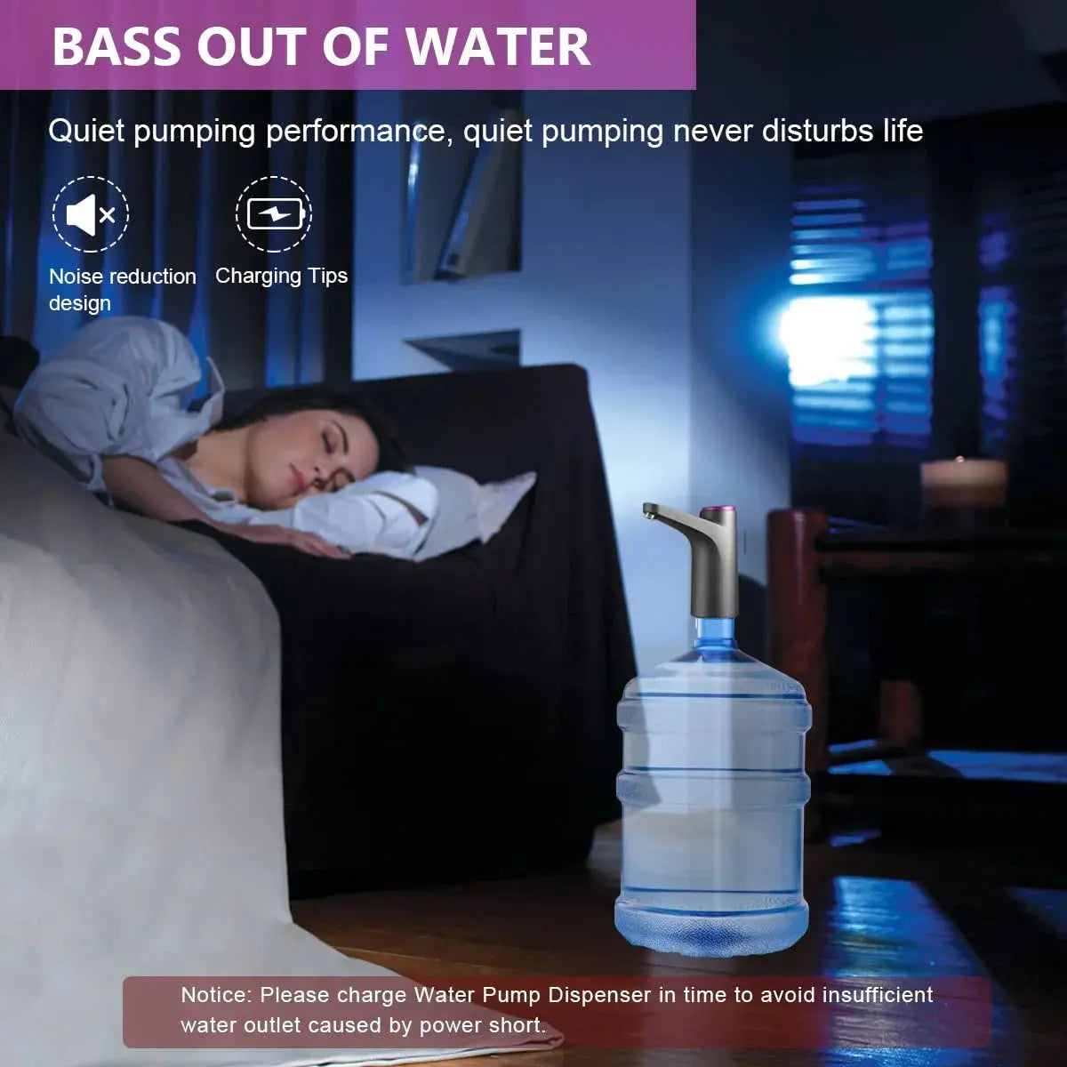 Automatic Water Dispenser Pump -USB Rechargeable Doha Qatar