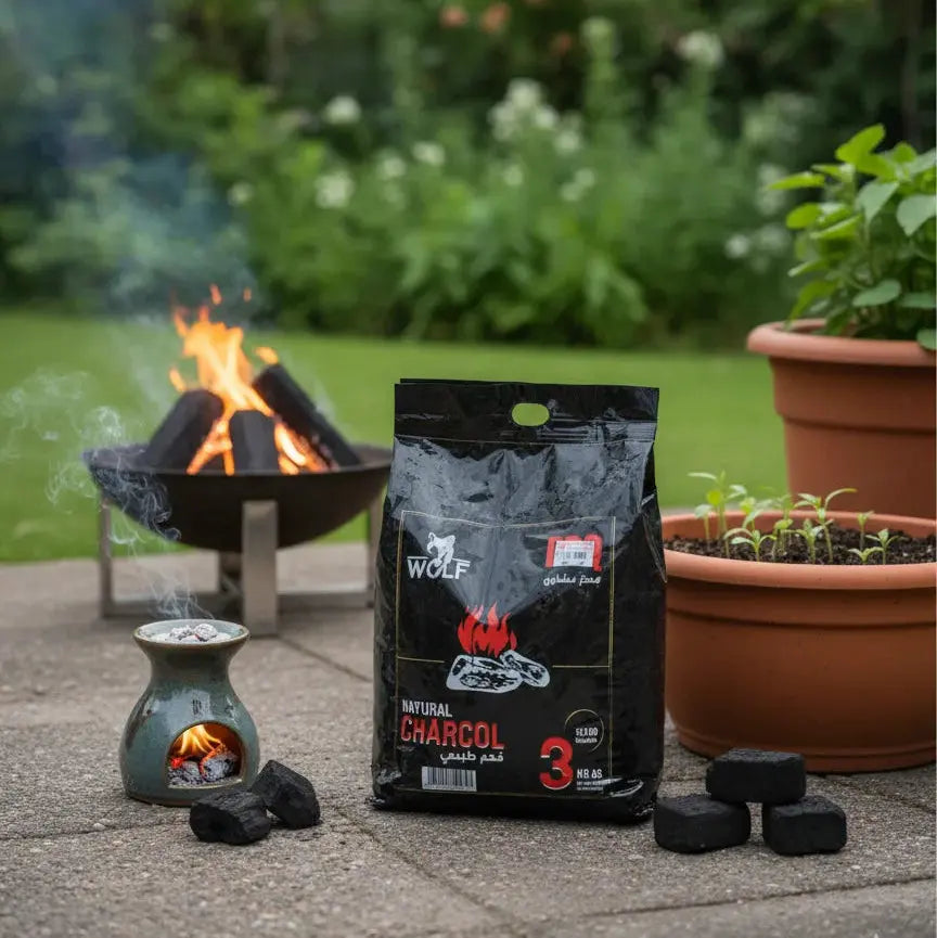 BBQ Charcoal 3kg Bag-Natural Charcoal for Grilling & Barbecue