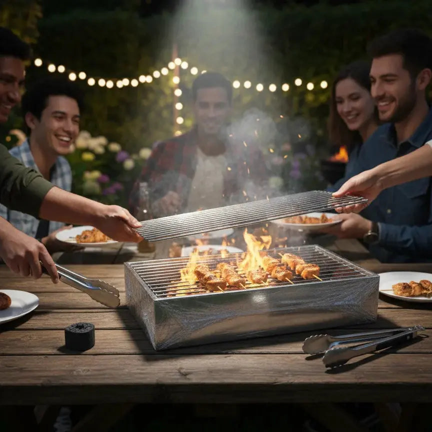 BBQ Grill Box for camping, picnics & travel-Outdoor Events