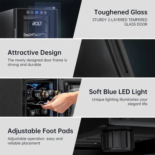 BOLT Beverage fridge price in Qatar | Mini Fridge-35L