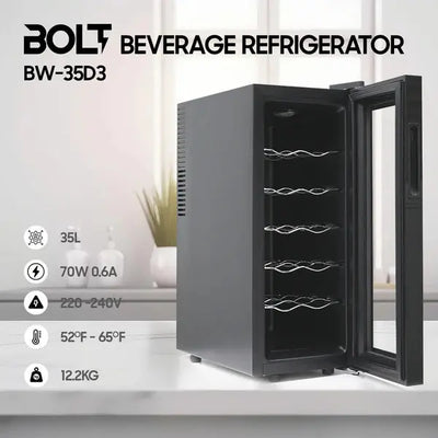 BOLT Beverage fridge price in Qatar | Mini Fridge-35L